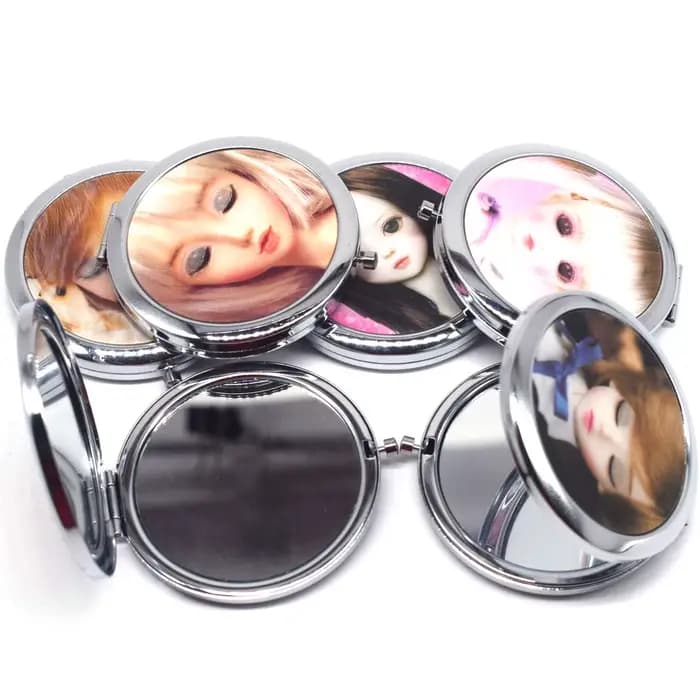 Mini miroir de maquillage de poche