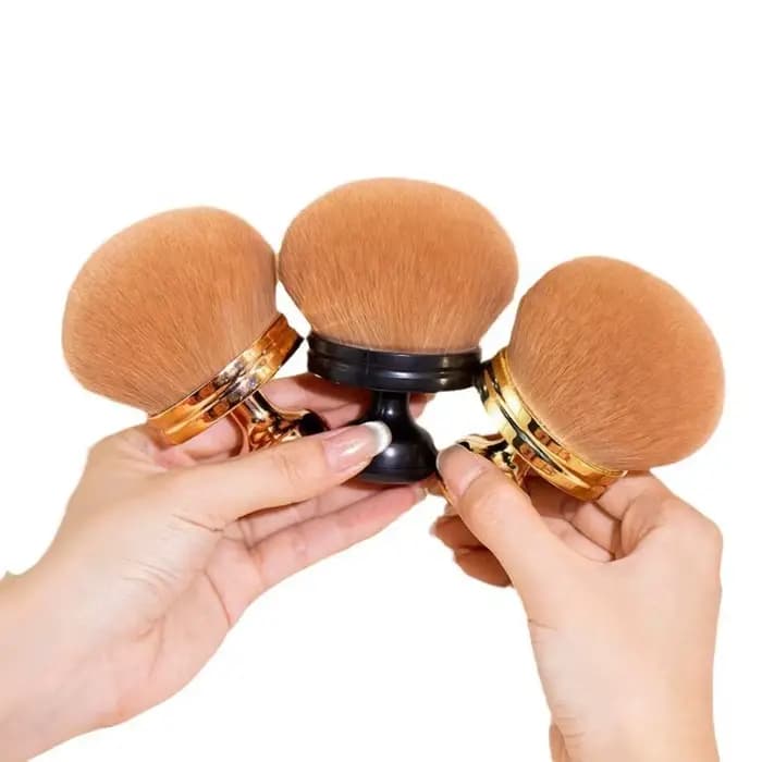 Pinceau de maquillage ergonomique extra large en forme de champignon