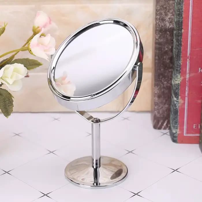 Miroir de maquillage Double face à support Normal