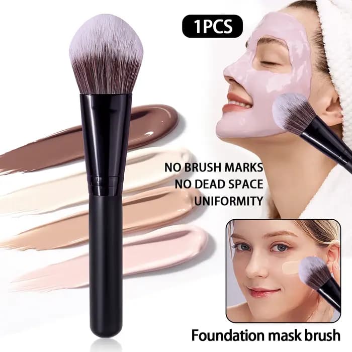 1 pinceau pour fond de teint et masque