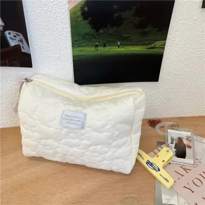 Nouveau motif de fleur femmes trousse de maquillage articles de toilette organisateur de cosmétiques sac à fermeture