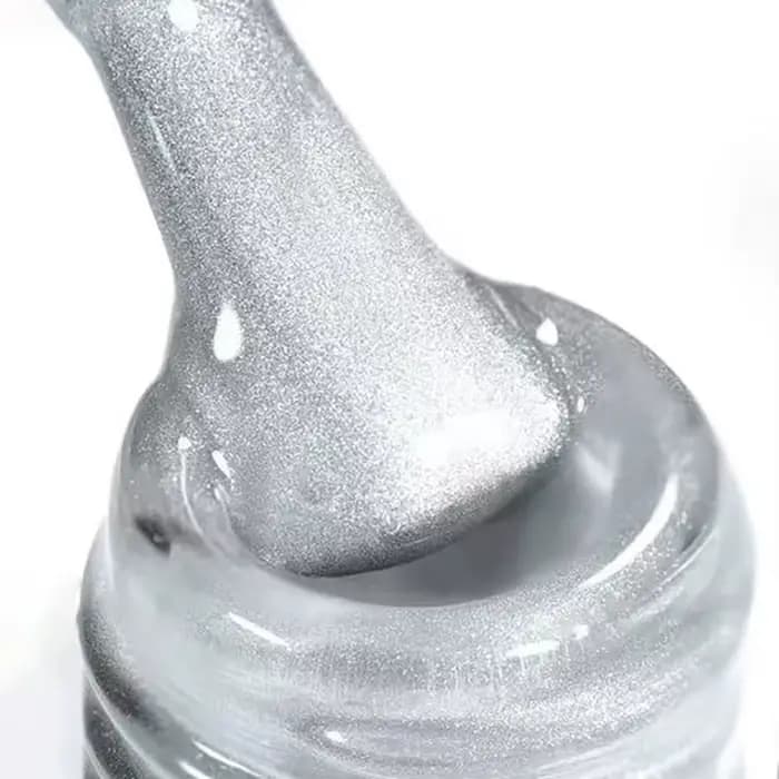 1-24 pièces WS blanc argent oeil de chat Gel magnétique vernis à ongles Ultra brillance tremper Gel