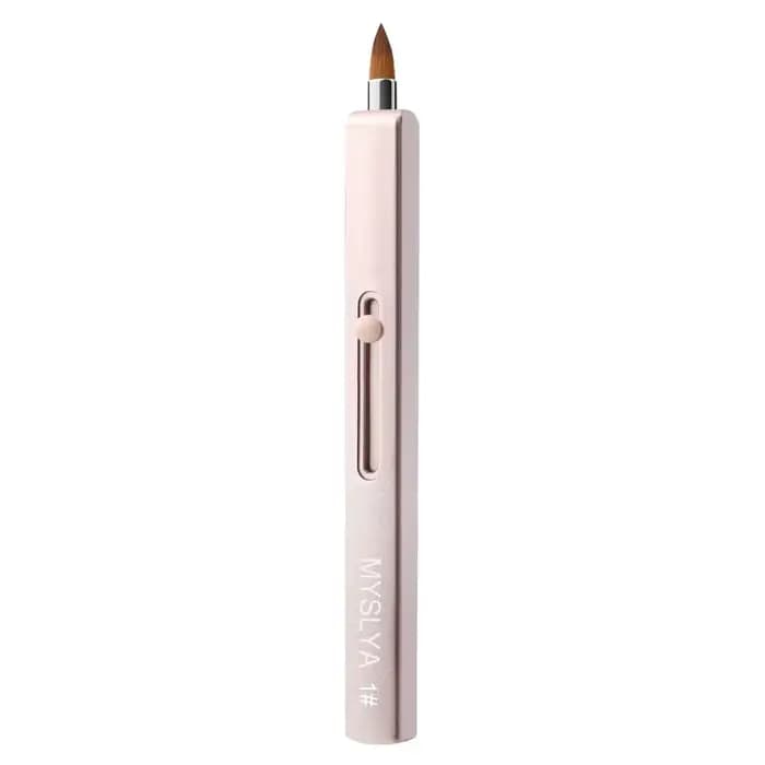 Pinceau de maquillage avec capuchon pour femmes, applicateur de fard à paupières, rouge à lèvres, co