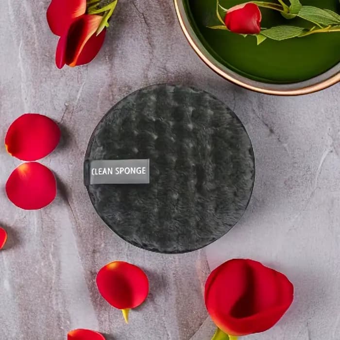 Éponge ronde Ultra absorbante pour le lavage du visage