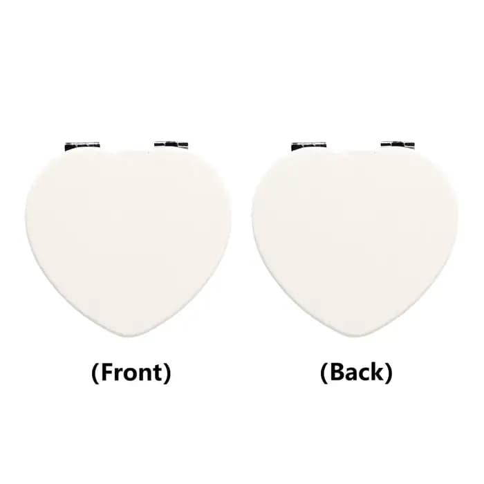 Miroir personnalisé avec logo et image sur mesure, miroir cosmétique pliable double face, portable e