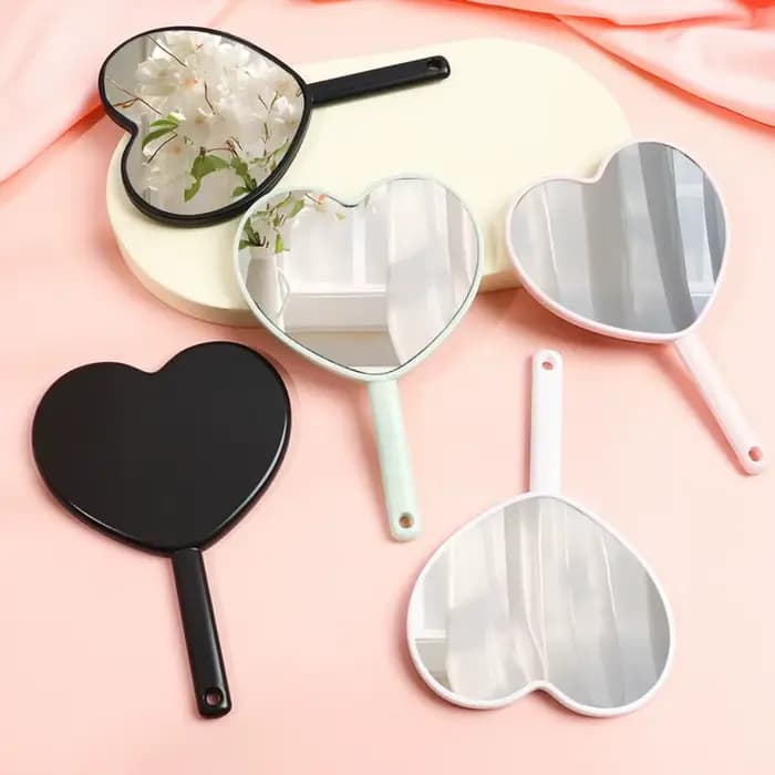 Miroirs de maquillage mignons adaptés au transport