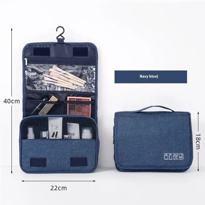 Trousse de Toilette Pliable pour Voyage et Affaires