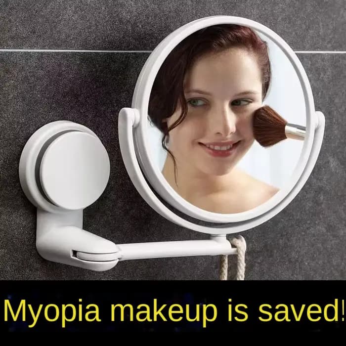 Miroir de maquillage grossissant Double face