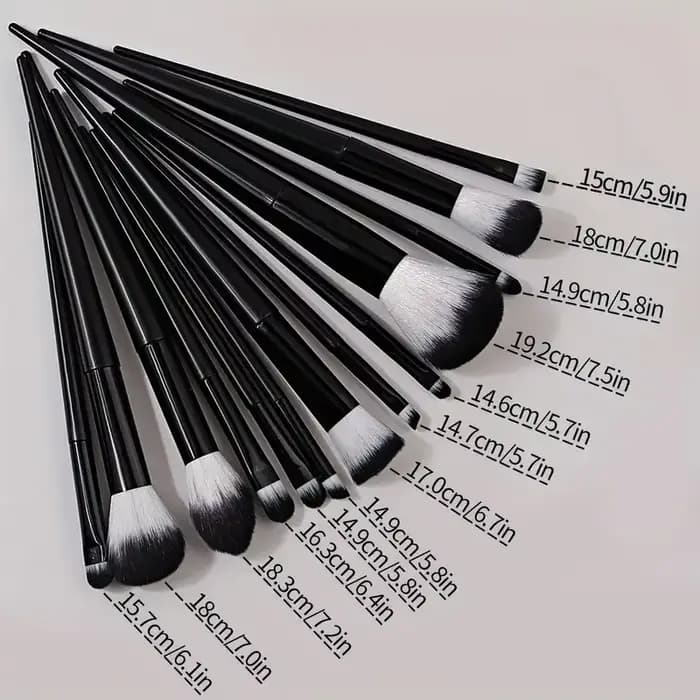 Ensemble de pinceaux de maquillage, 13 pièces, doux et moelleux, ombre à paupières, fond de teint, B