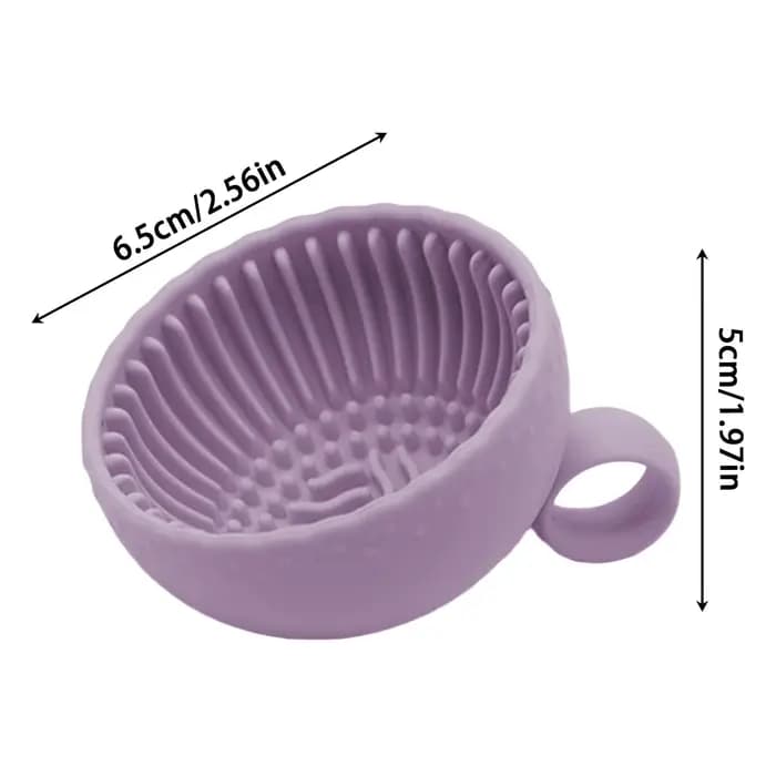 Bol de nettoyage pour pinceaux de maquillage