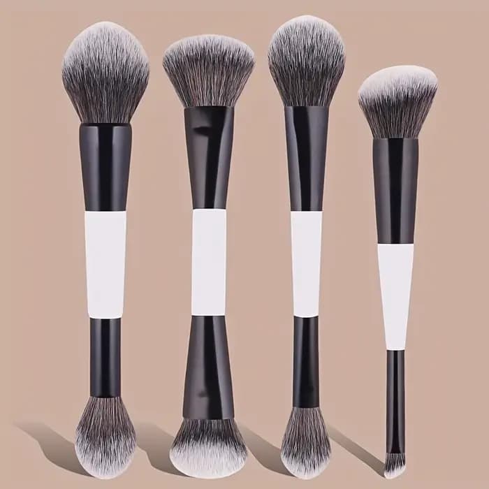 Ensemble de pinceaux de maquillage de haute qualité à double extrémité