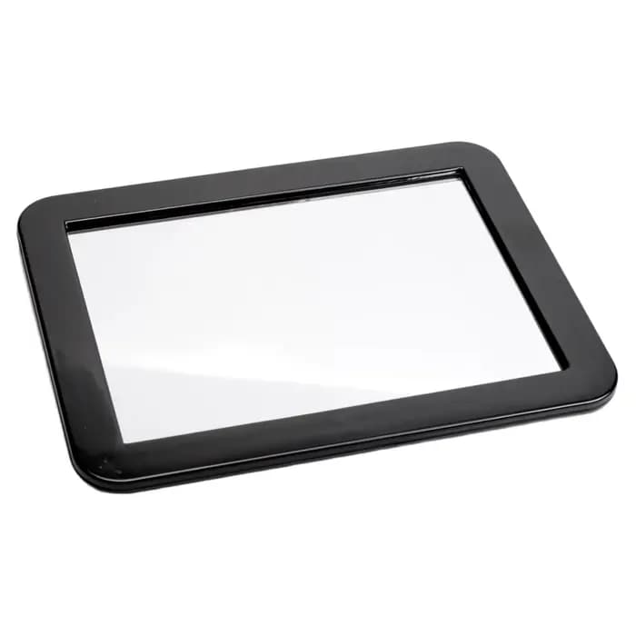 Miroirs suspendus rectangulaires portables 12.5*18cm miroir de casier aimant petit
