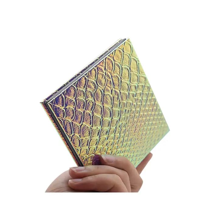 Palette à paupières magnétique vide DIY, paillettes noires, outil de maquillage professionnel, palet