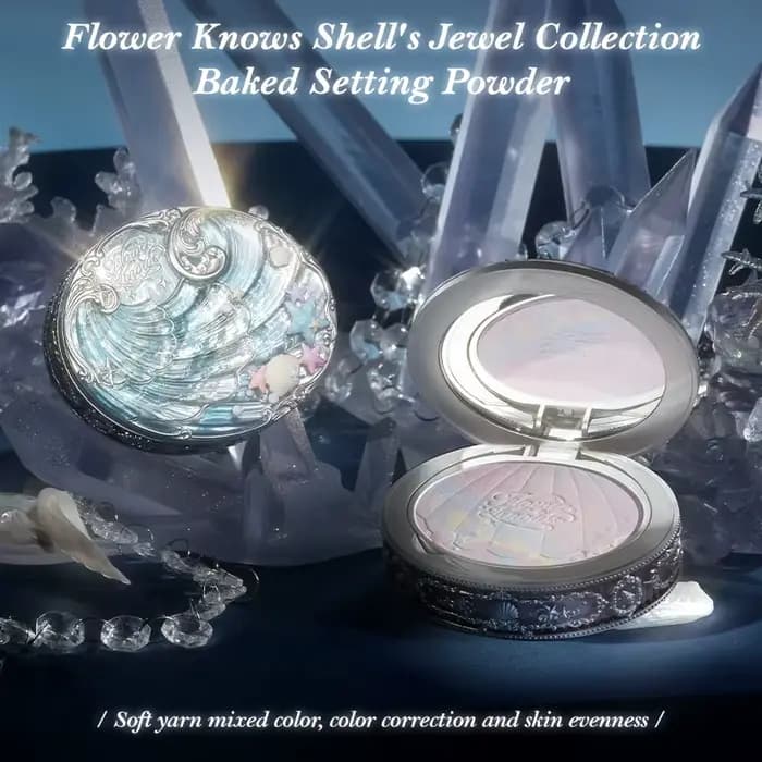 Flower Knows Shell's Jewel Collection Poudre fixatrice cuite