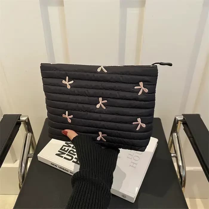 Trousse de maquillage mignonne avec fermeture éclair