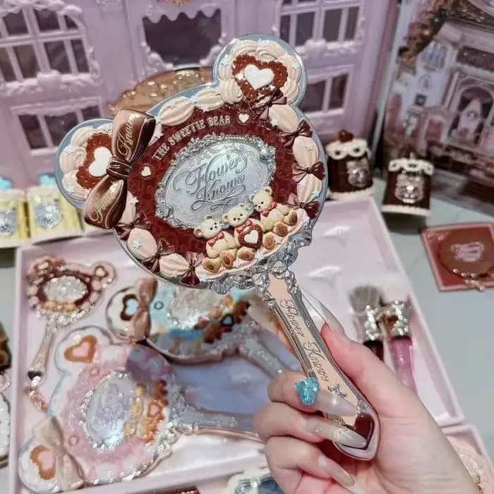 Miroir à main de la collection Flower Know Sweetie Bear