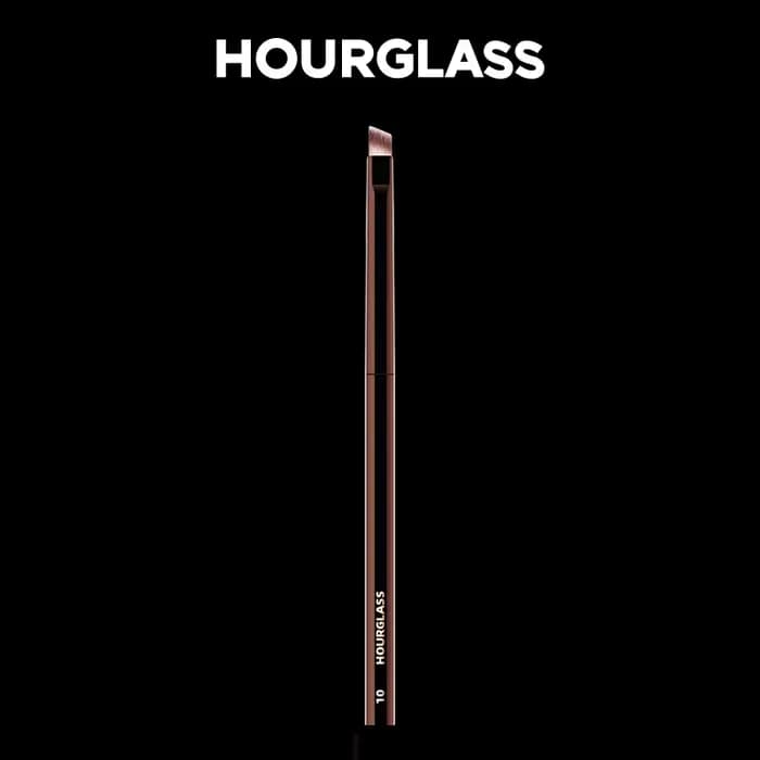 Pinceau de maquillage sablier-N°10 Eyeliner coudé/pinceau à sourcils fibre douce et respectueuse de la peau cheveux