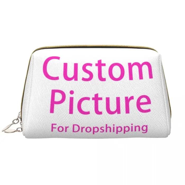 Trousse de toilette personnalisée avec Logo Photo personnalisé pour femmes