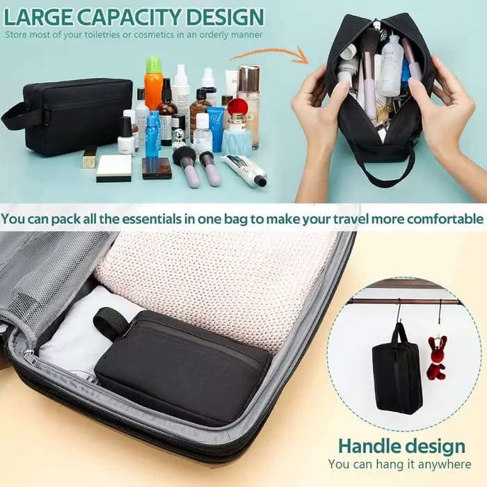 Trousse de toilette de voyage pour femmes et hommes