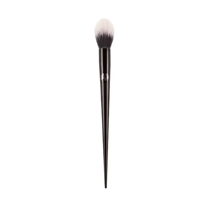 Kat Von D-pinceau de maquillage 04 pinceau à reflets cheveux en fibres douces élégant manche noir pinceaux