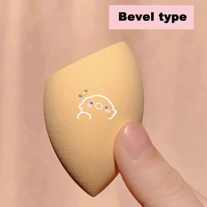 Éponge de maquillage bouffante pour fond de teint