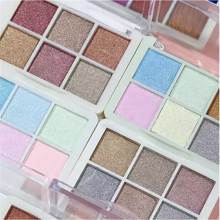 Poudre miroir magique solide, 6 couleurs, 1 pièce, paillettes pour ongles, Illusion de miroir, poudre aurore, verre Super brillant, Flash fin, paillettes pour ongles