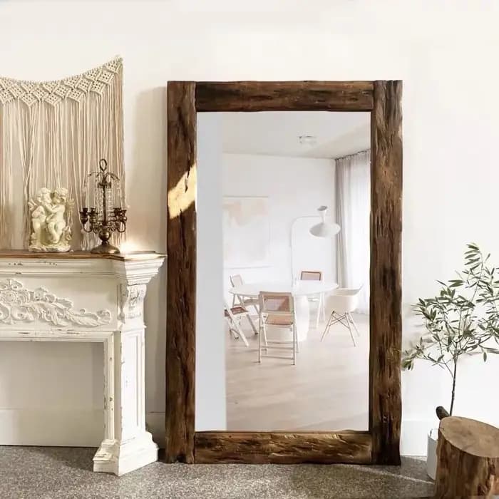 Miroir d'art de maquillage organisateur nordique Design moderne