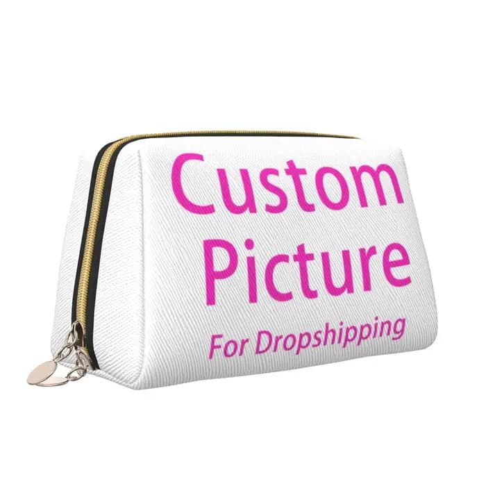Trousse de toilette personnalisée avec Logo Photo personnalisé pour femmes