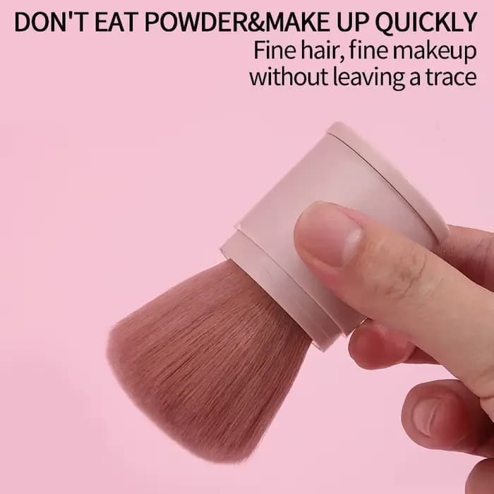 Pinceau de maquillage professionnel rétractable pour le visage