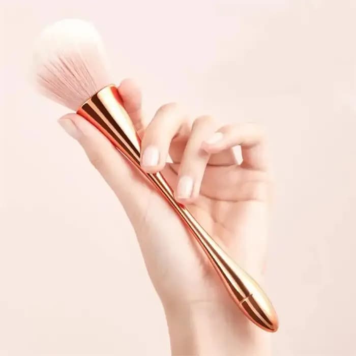 Pinceau à Blush en poudre or Rose