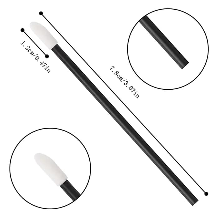 wholesale 50/100 pièces brosse à cils jetable applicateur de Mascara baguette yeux lèvres cosmétique