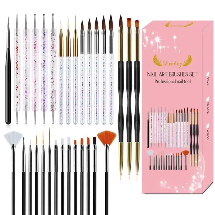 Kit de pinceaux pour nail art