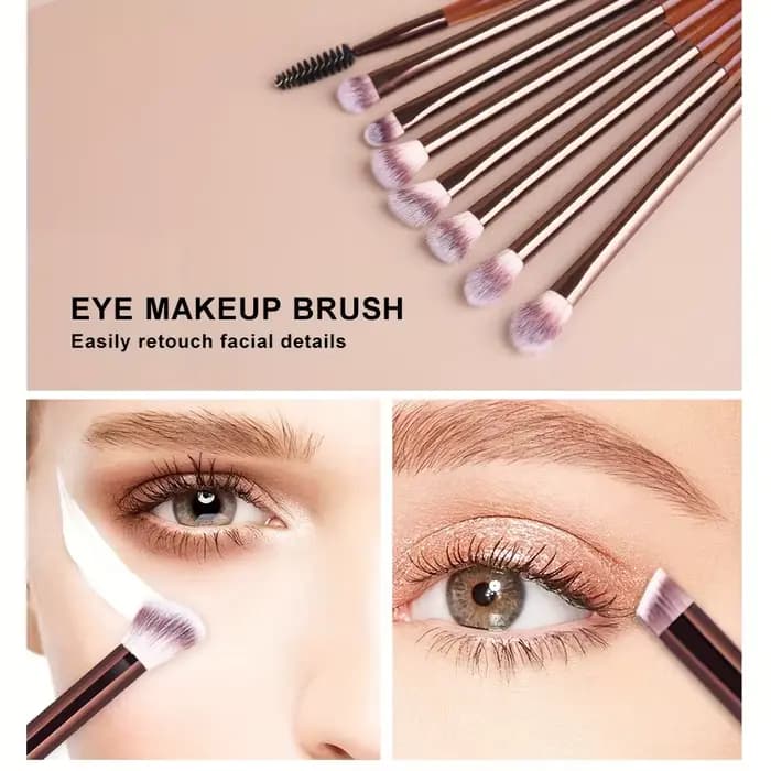 Ensemble de 15 pinceaux de maquillage