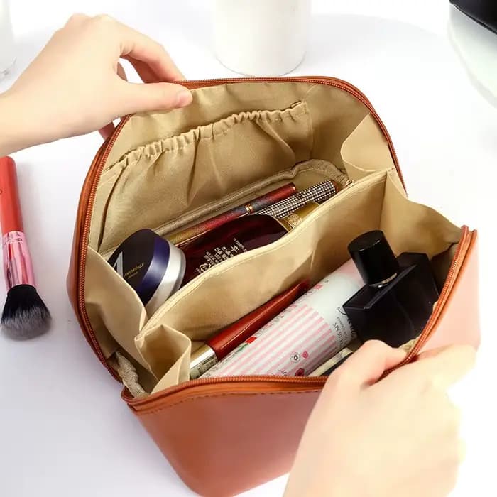 Trousse de Toilette Florale Personnalisée avec Initiales