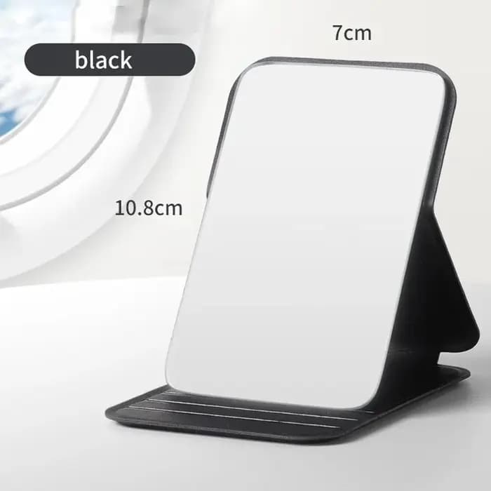 Petit miroir pliable portable pour femmes et hommes
