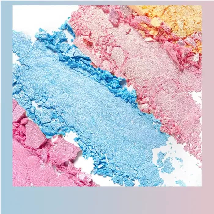 Poudre miroir magique solide, 6 couleurs, 1 pièce, paillettes pour ongles, Illusion de miroir, poudre aurore, verre Super brillant, Flash fin, paillettes pour ongles