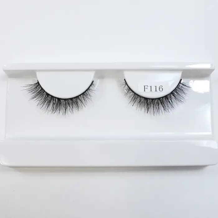 Cils de vison naturels de haute qualité mode classique doux pleine bande