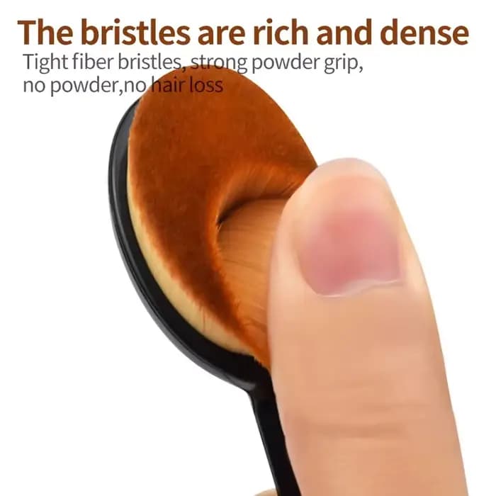 Pinceau de fond de teint de grande taille en forme de brosse à dents