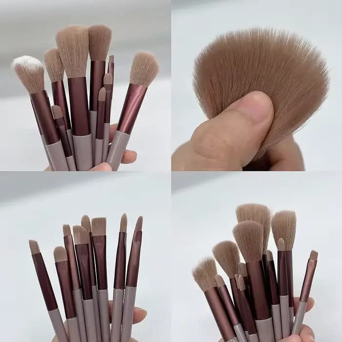 13/15 pièces ensemble de pinceaux de maquillage ombre à paupières fond de teint femmes brosse cosmét