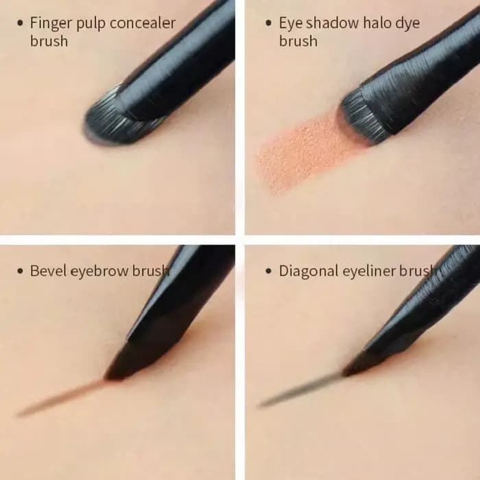 Ensemble de pinceaux de maquillage pour les yeux naturels