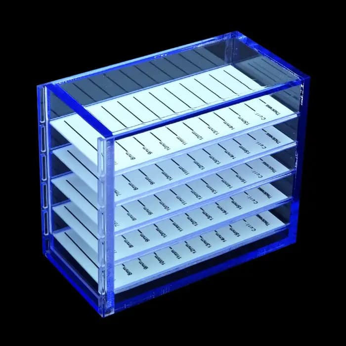 Boîte de rangement pour extensions de cils