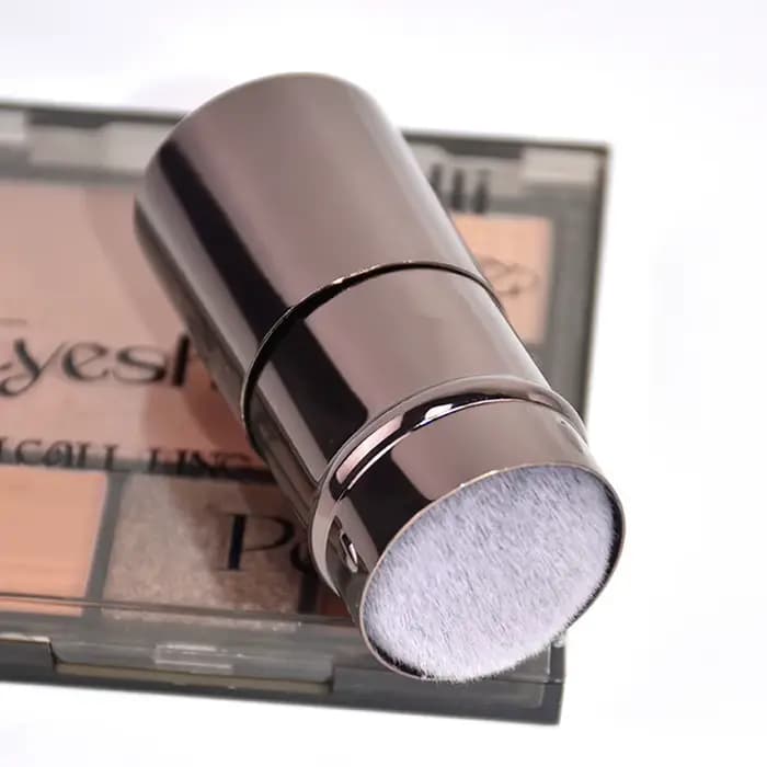1 pièces pinceau à Blush rétractable Kabuki fond de teint brosse douce poudre moelleuse Contour pinceaux de maquillage