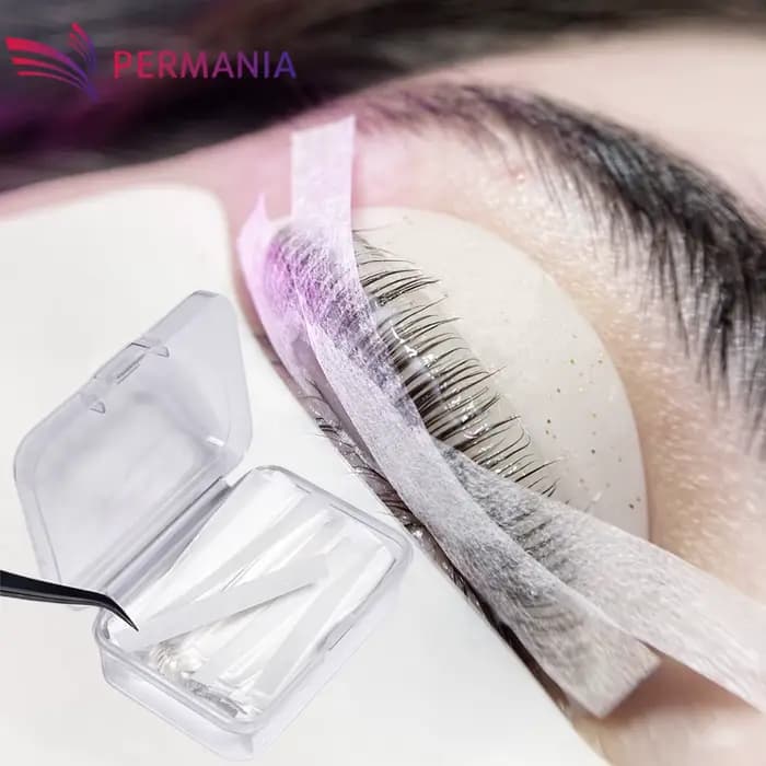 PERMANIA 1000 pièces cils Perm couvrant papier kératine cils Film de levage presse cils pressage pap