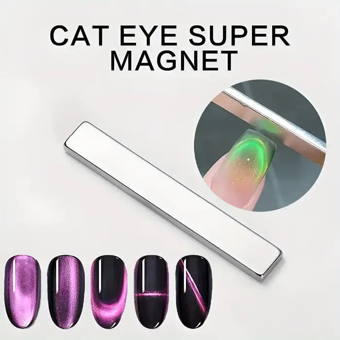 Stylo magnétique pour Nail Art, peinture 3D œil de chat, Design d'art des ongles, baguette magnétiqu