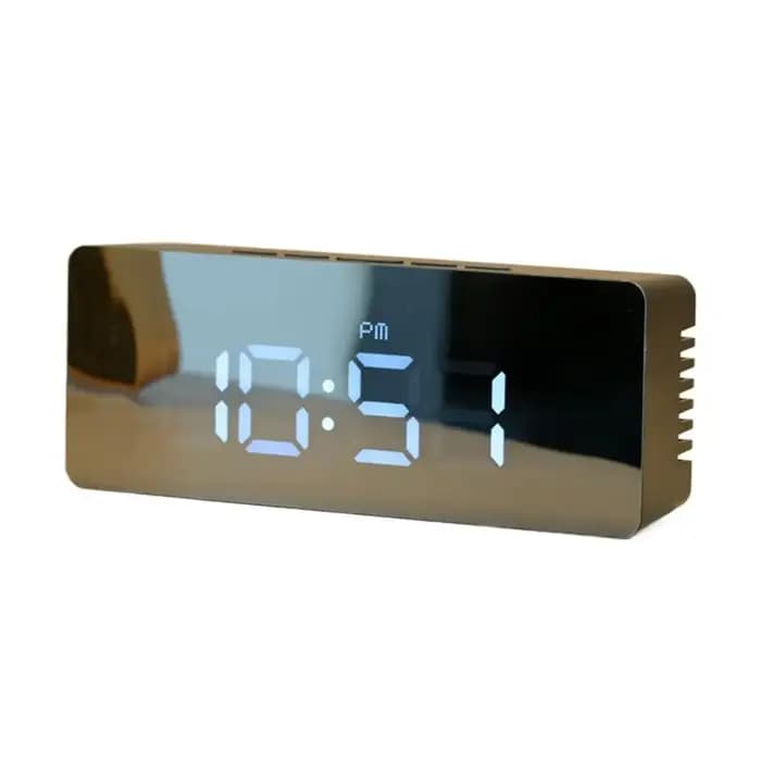 Horloge numérique à LED avec miroir électronique