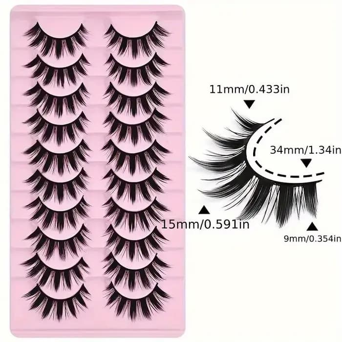 Outils de maquillage épais pour les yeux, 2 boîtes de 20 paires d'extensions de légumineuses et de p