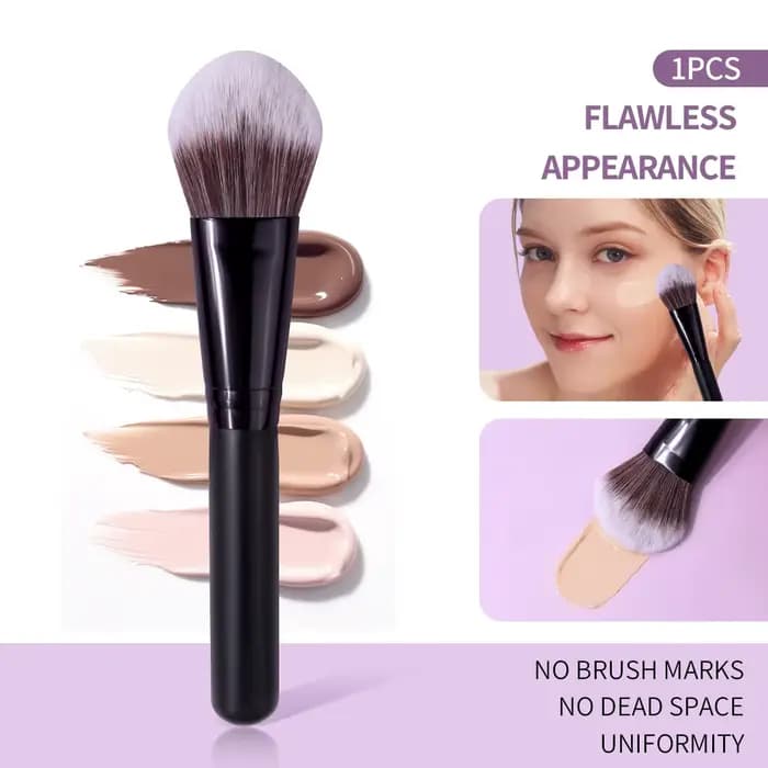 1 pinceau pour fond de teint et masque