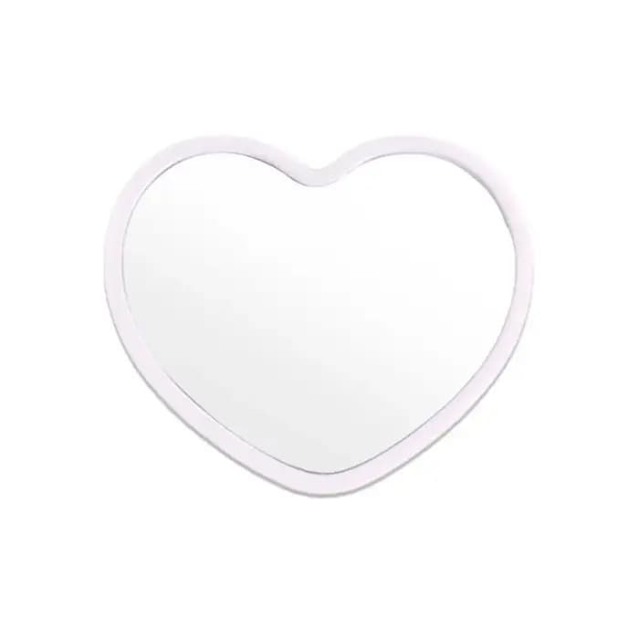 Miroir Simple simple face en forme de cœur