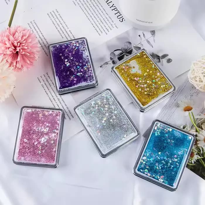 Miroir de maquillage viral créatif en forme de sablier