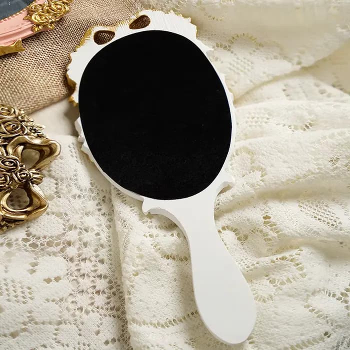 Miroir de maquillage Lolita avec poignée